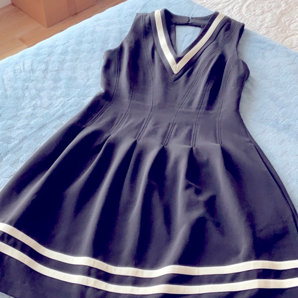 Little black dress! Fabric makes it hold its shape really nicely.